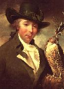 Philip Reinagle Man with Falcon France oil painting artist